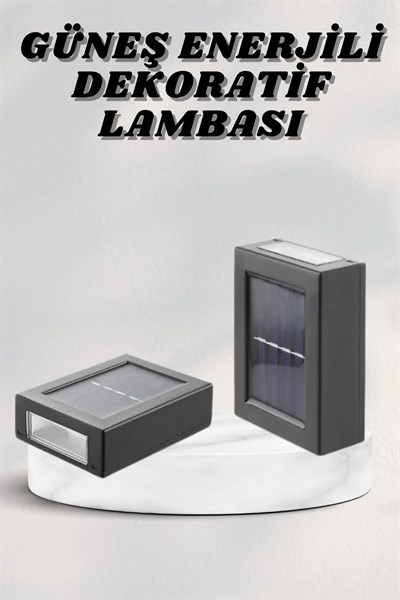 Bahçe Aydınlatması Solar Güneş Enerjili Dekoratik Led Işıklı Lamba