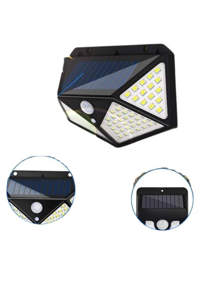 Bahçe Lambası Bahçe Aydınlatma Sensörlü Suya Dayanıklı 100 Led
