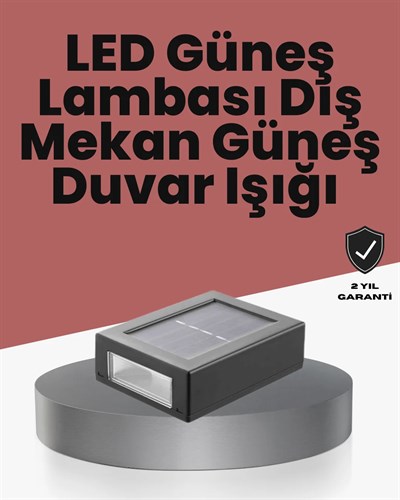 Bahçe ve Balkon İçin Güneş Enerjili Lamba