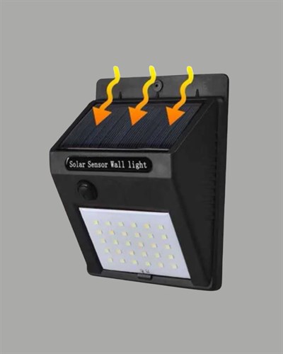 Bahçe ve Dış Mekanlar İçin Güneş Enerjili 20 LED Hareket Sensörlü Lamba