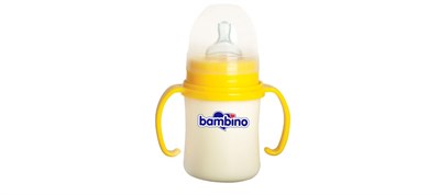 Bambino Geniş Ağızlı Kulplu No:1 Biberon 150 Ml.