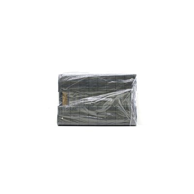 Bambu Kenarlı Oval Organizer Sepet (Ahşap Tabanlı, Bezli) 21x14-25x16 cm