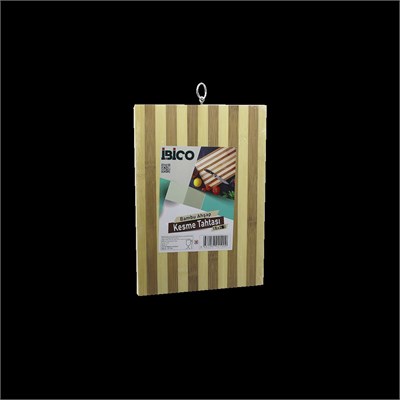 Bambu Kesme Tahtası 18x28x1.3 cm (Metal Kulplu)