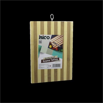 Bambu Kesme Tahtası 22x32x1.3 cm Metal Kulplu