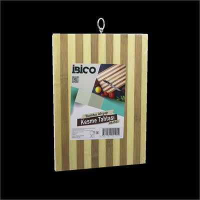 Bambu Kesme Tahtası 24x34x1.3 cm - Metal Kulplu