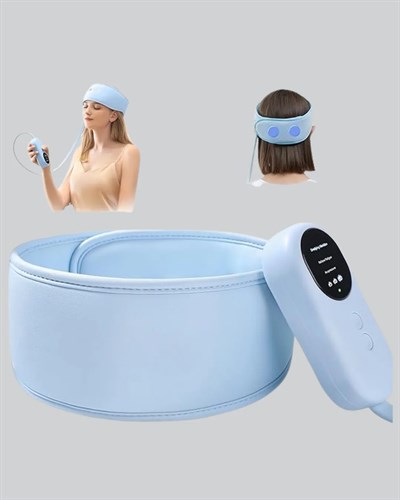 Baş ve Şakak Masaj Aleti Isı Destekli Derin Rahatlama