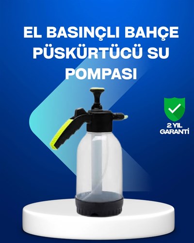 Basınçlı Manuel Köpük Pompası 2L Ayarlanabilir Sprey Başlıklı Temizlik