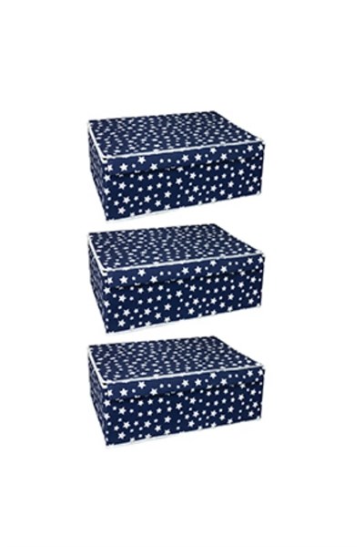 Baza Altı Boy Çok Amaçlı Düzenleyici Kutu Organizer Cırt Cırtlı Hurç 19cm X 40cm X 50cm
