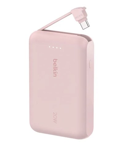 Belkin 10000mAH PowerBank 20W Pembe