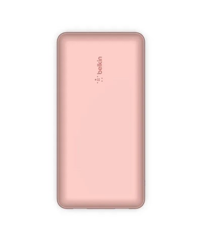 Belkin BPB012 BoostCharge 20K 15W  USB-A ve USB-C Powerbank - Rose Gold
