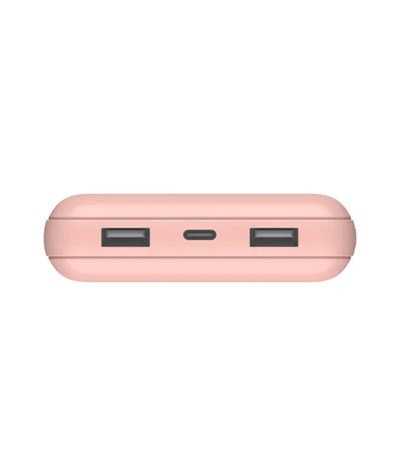 Belkin BPB012 BoostCharge 20K 15W  USB-A ve USB-C Powerbank - Rose Gold