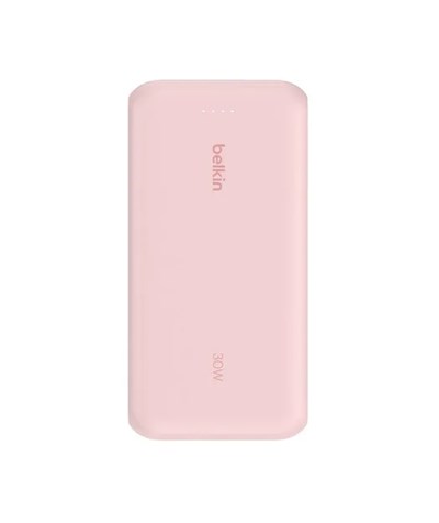 Belkin BPB024 30W 20K Entegre Kablolu Powerbank - Pembe