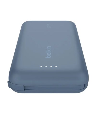 Belkin BoostCharge 10000mAh 20W Power Bank Entegre USB-C Kablolu - Mavi