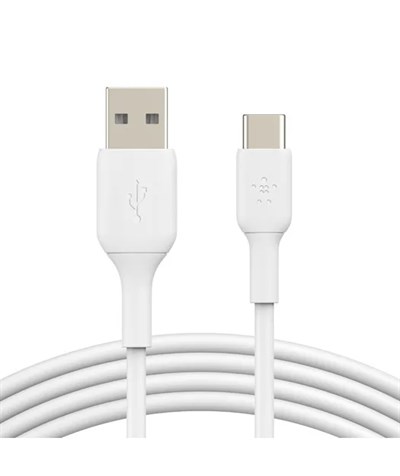 Belkin CAB001 BoostCharge 15W USB-Adan USB-Cye 1m  Data ve Hızlı Şarj Kablosu - Beyaz