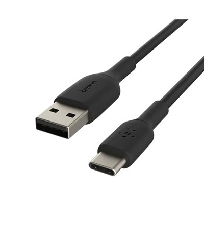 Belkin CAB001 BoostCharge 15W USB-Adan USB-Cye 1m  Data ve Hızlı Şarj Kablosu - Siyah