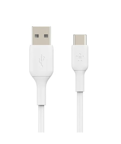 Belkin CAB001 BoostCharge 15W USB-Adan USB-Cye 1m  Data ve Hızlı Şarj Kablosu - Beyaz