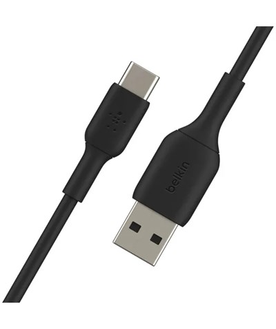 Belkin CAB001 BoostCharge 15W USB-Adan USB-Cye 1m  Data ve Hızlı Şarj Kablosu - Siyah