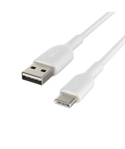 Belkin CAB001 BoostCharge 15W USB-Adan USB-Cye 1m  Data ve Hızlı Şarj Kablosu - Beyaz