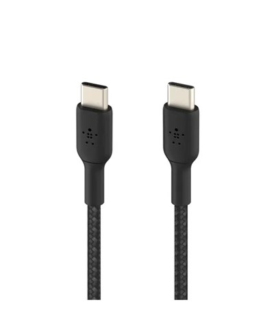 Belkin CAB004 60W Örgülü  USB-Cden USB-Cye 1m Kablo -Siyah