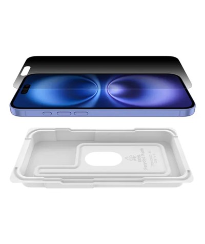 Belkin InvisiGlass Gizlilik İşlemli iPhone 16+/15+/14 Max Pro Ekran Koruyucu