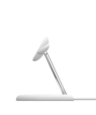 Belkin Qi2 15W 3in1 Magsafe Kablosuz Şarj Standı - Beyaz