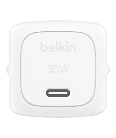 Belkin WCA008  30 W Hızlı Duvar Şarjı + 1M Kablo USB-C Light - Beyaz