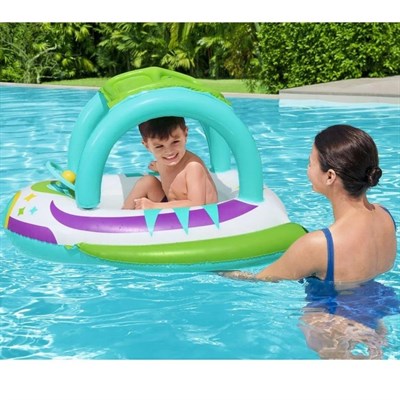 Bestway Gölgelikli Direksiyonlu Kornalı Bot 107x102 Cm