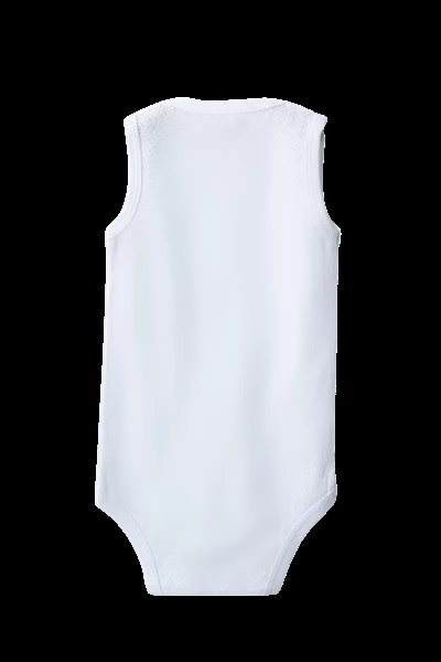 Beyaz Askılı Body Zıbın 7-12 YAŞ Çocuklar İçin (3 ADET) Alttan Çıtçıtlı Özel Gereksinimli-D