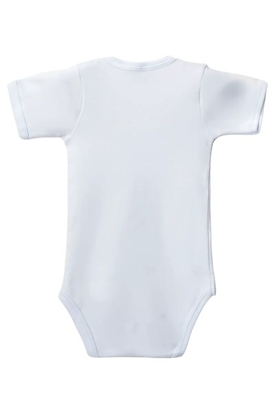 Beyaz Yarım Kol Body Zıbın 2-7 YAŞ Çocuklar İçin (5 ADET) Alttan Çıtçıtlı Özel Gereksinimli