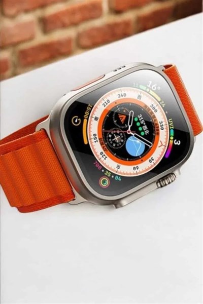 Bluetooth Bağlantılı 49MM Dokunmatik Akıllı Saat Sağlık ve Spor Takip Özellikli