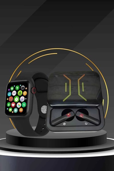 Bluetooth Bağlantılı Kablosuz Kulaklık ve Yeni Nesil Akıllı Saat 5.0 Bluetooth