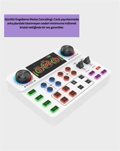 Bluetooth Bağlantılı Karaoke ve Yayın Ses Kontrol Ünitesi