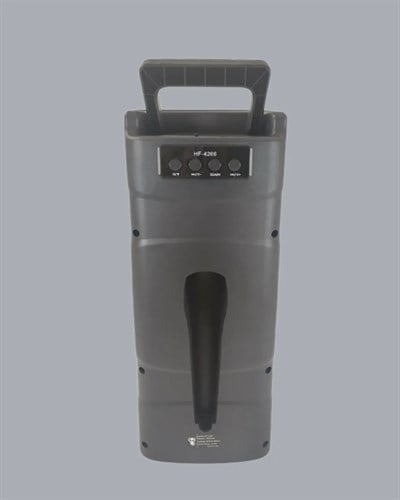 Bluetooth Işıklı Hoparlör – 2x5W Güç | USB + TF Kart + FM Radyo | Siyah Renk