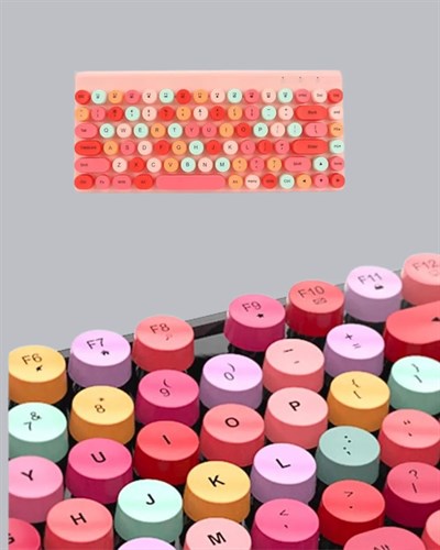 Bluetooth Klavye ve Mouse Kombinasyonu – USB Alıcılı, Kompakt, Uzun Ömürlü