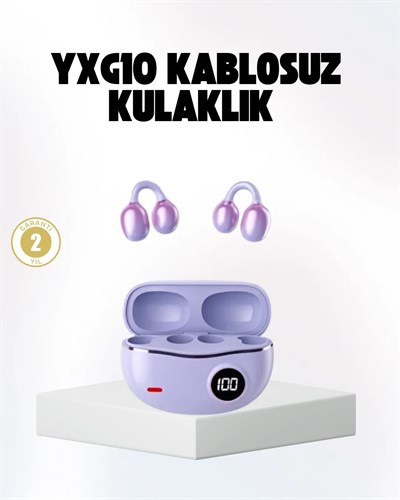 Bluetooth YXG10 Kulak Arkası Tasarım Cilt Dostu Silikon Hafif Yapı