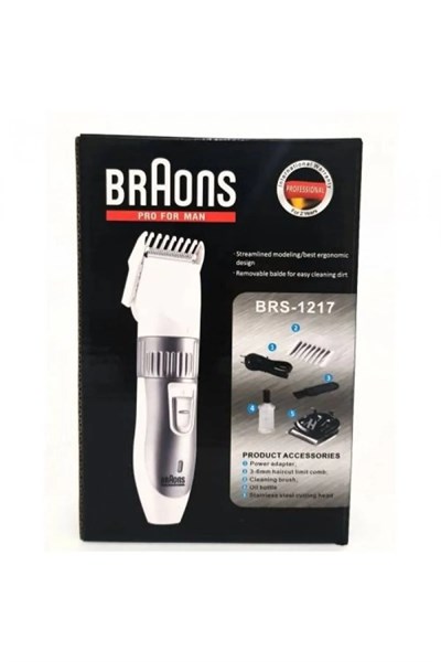 Braons Şarj Edilebilir Kablosuz Tıraş Makinesi Brs