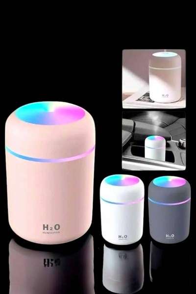 Buharlı Hava Nemlendirici Aromaterapi Renk Değiştirilebilir