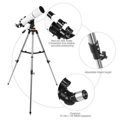 CF50080 Yüksek Netlik Monoküler Kara ve Uzay Teleskobu