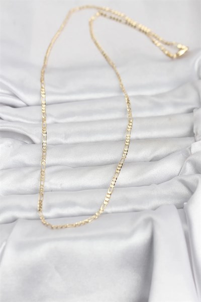 CM 14K Gold Renk İnce Kuşgözü Zincir Model 60 cm Kadın Kolye