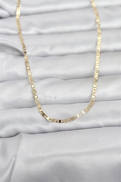 CM 14K Gold Renk Zincir Model 60 cm Kadın Kolye