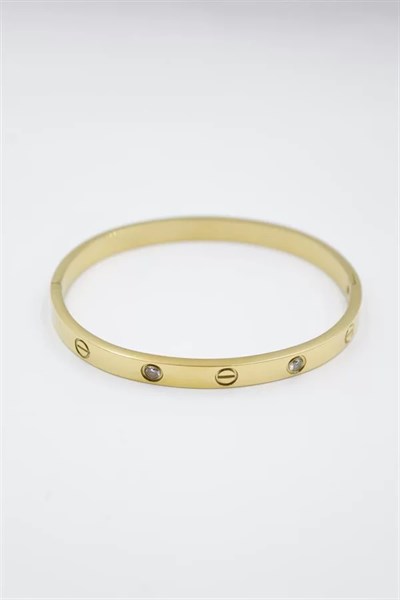 CRT Model Taşlı Bilezik - Altın