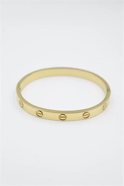 CRT Model Taşsız Bilezik - Altın