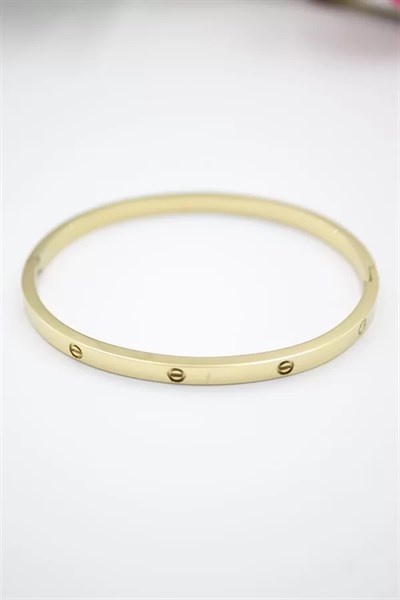 CRT Model Taşsız İnce  Bilezik - Altın