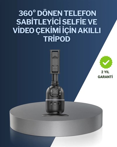 Canlı Yayın ve Video Çekimleri İçin Otomatik Yüz Takipli Masaüstü Gimbal