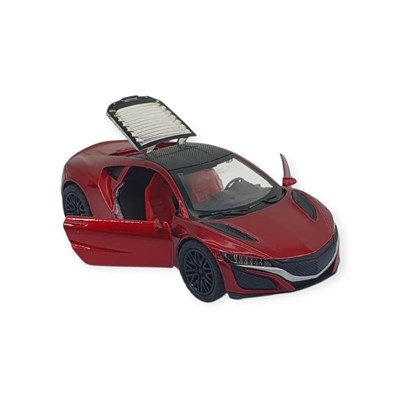 Çek Bırak Araba Metal - 3691C - Kırmızı