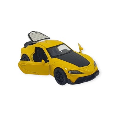 Çek Bırak Araba Metal - 3691C - Sarı