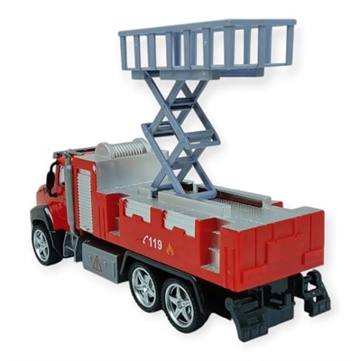 Çek Bırak İtfaiye Arabası 21 cm - Asansörlü