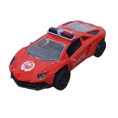 Çek Bırak Metal Araba Lamborgini - ILK003 - İtfaiye