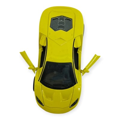 Çek Bırak Metal Arabalar 12 cm - 6632-40S - Sarı