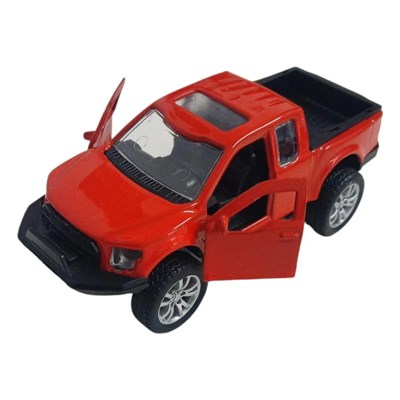 Çek Bırak Metal Arazi Aracı 13 cm - Kırmızı